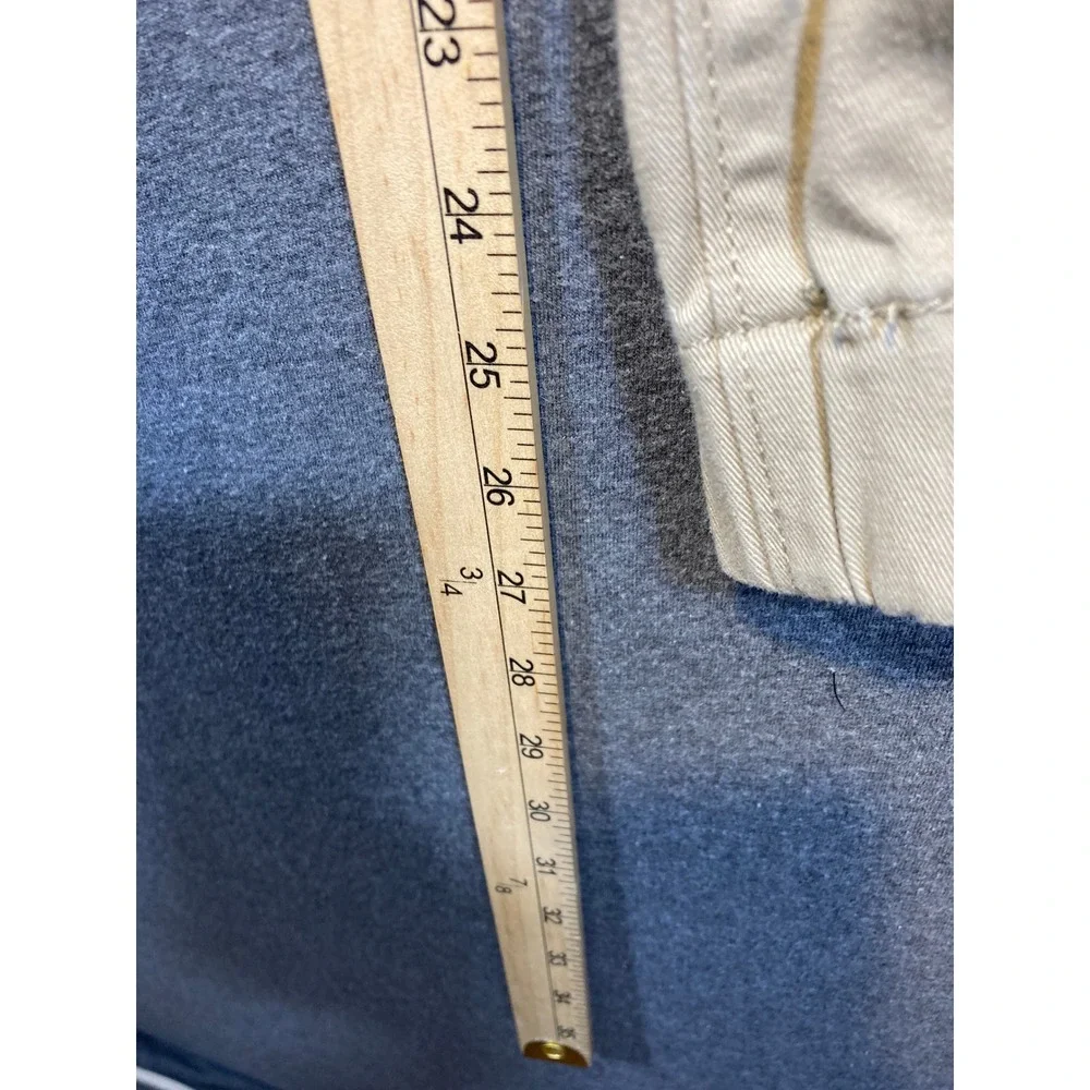 Levi Strauss & Co Mens Khaki Jogger Pants Tan Tapered Elastic Cuff 36‎ X 30